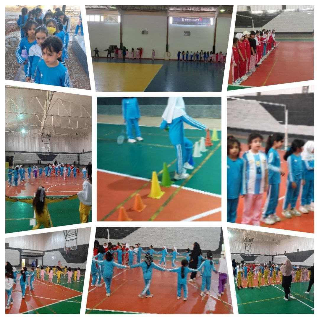 اولین جلسه درس تربیت بدنی دانش آموزان و نوآموزان ذهن خلاق در باشگاه ورزشی